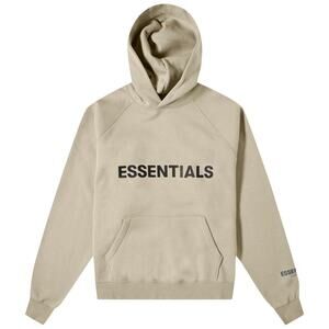 Essentials Fear Of God Pacsun 2020 Hoodie Logo Reflective Olive Beige XS RARE